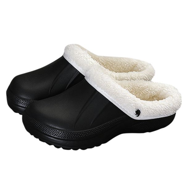 slippers 2019 autumn winter new warm lined slippers home waterproof indoor and outdoor garden shoes winter #n22, Black
slippers 2019 autumn winter new warm lined slippers home waterproof indoor and outdoor garden shoes winter #n22, Black