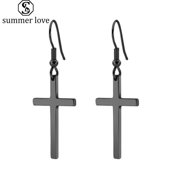 fashion cross dangle earrings silver black stainless steel cross long drop earrings for women man designer jewelry gifts
fashion cross dangle earrings silver black stainless steel cross long drop earrings for women man designer jewelry gifts
