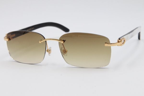 genuine new rimless vertical glasses wholesale white 8200759 and horn black stripes buffalo style sunglasses 2020 natural brown lens, White;black
genuine new rimless vertical glasses wholesale white 8200759 and horn black stripes buffalo style sunglasses 2020 natural brown lens, White;black