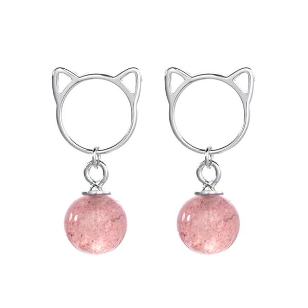 s925 925 sterling silver crystal ball серьга женская корейский симпатичные серьги розовых клубники кристалл ухо ювелирного изделия, Golden;silver
s925 925 sterling silver crystal ball серьга женская корейский симпатичные серьги розовых клубники кристалл ухо ювелирного изделия, Golden;silver