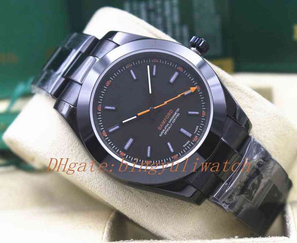 new black dial 116400gv blue watch sapphire glass original clasp all black steel christmas gifts diving men watch 116400 watches, Slivery;brown
new black dial 116400gv blue watch sapphire glass original clasp all black steel christmas gifts diving men watch 116400 watches, Slivery;brown