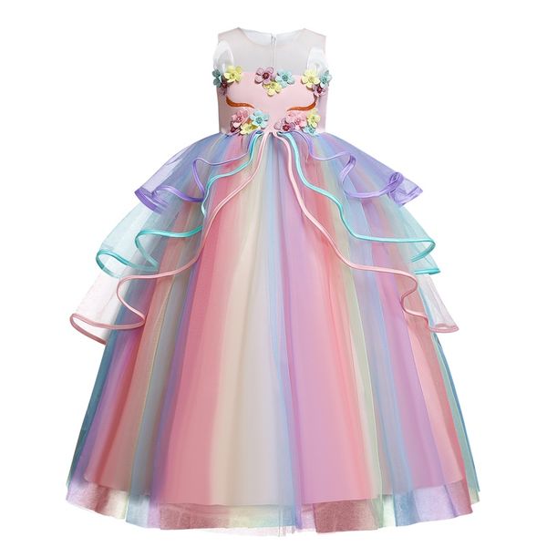 unicorn long dress for girls tulle flower wedding prom gown children clothing halloween unicron princess dress up size 4-10y, Red;yellow
unicorn long dress for girls tulle flower wedding prom gown children clothing halloween unicron princess dress up size 4-10y, Red;yellow