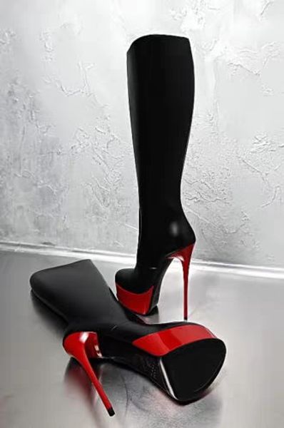 olomm new arrival women platform mid-calf boots thin high heels black red ladies round toe nice party shoes women us size 5-15
olomm new arrival women platform mid-calf boots thin high heels black red ladies round toe nice party shoes women us size 5-15