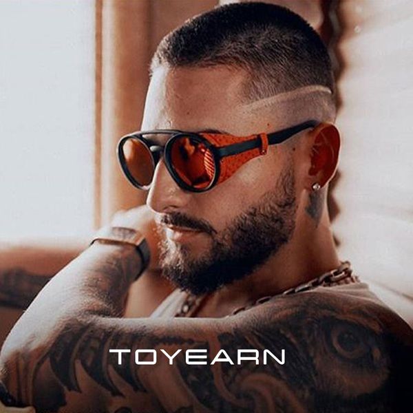 2020 classic brand designer fashion round steampunk sunglasses men women vintage leather wrap sun glasses for male retro goggle
2020 classic brand designer fashion round steampunk sunglasses men women vintage leather wrap sun glasses for male retro goggle