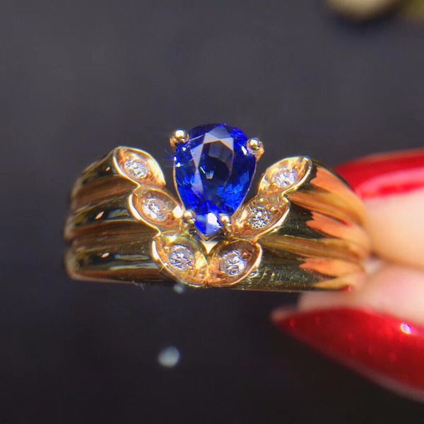 fine jewelry real 18k rose gold 100% natural blue sapphire gemstone 18k gold diamonds stone female ring, Golden;silver
fine jewelry real 18k rose gold 100% natural blue sapphire gemstone 18k gold diamonds stone female ring, Golden;silver
