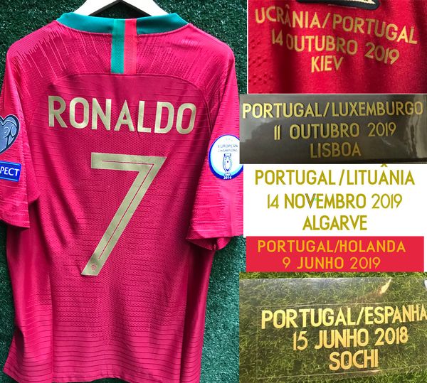 2018 2019 match worn player issue ronaldo 700 goals jersey nations league final with match details jersey shirt, Black
2018 2019 match worn player issue ronaldo 700 goals jersey nations league final with match details jersey shirt, Black