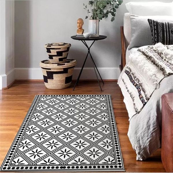area rug for living room simple black and white geometric pattern carpet christmas rug floor mat living room table accessories
area rug for living room simple black and white geometric pattern carpet christmas rug floor mat living room table accessories