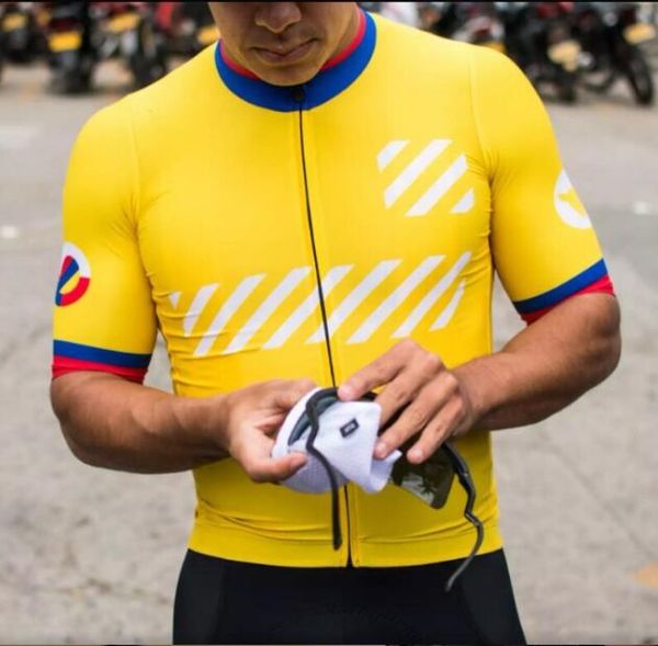 2020 australian black sheep yellow color with fabric cycling jersey race fit bicycle shirt ropa ciclismo hombre, Black;red
2020 australian black sheep yellow color with fabric cycling jersey race fit bicycle shirt ropa ciclismo hombre, Black;red