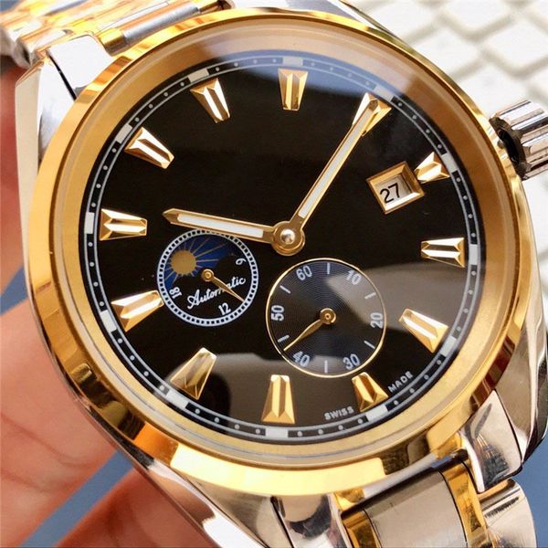 mens luxury watch designer watches automatic movement man wristwatches orologio di lusso stainless steel strap gentleman trend male, Slivery;brown
mens luxury watch designer watches automatic movement man wristwatches orologio di lusso stainless steel strap gentleman trend male, Slivery;brown