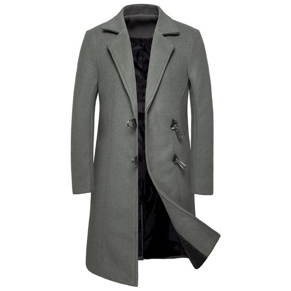 winter jackets and coats men overcoats business casual warm gray men wool jackets long slim fashion coats clothes abrigo, Black
winter jackets and coats men overcoats business casual warm gray men wool jackets long slim fashion coats clothes abrigo, Black