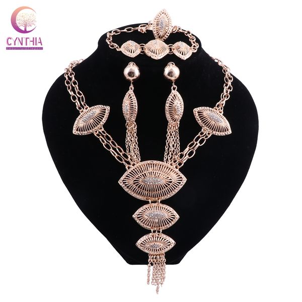 fashion wedding african jewelry sets dubai gold color necklace earring sets costume romantic 2018 new design, Silver
fashion wedding african jewelry sets dubai gold color necklace earring sets costume romantic 2018 new design, Silver