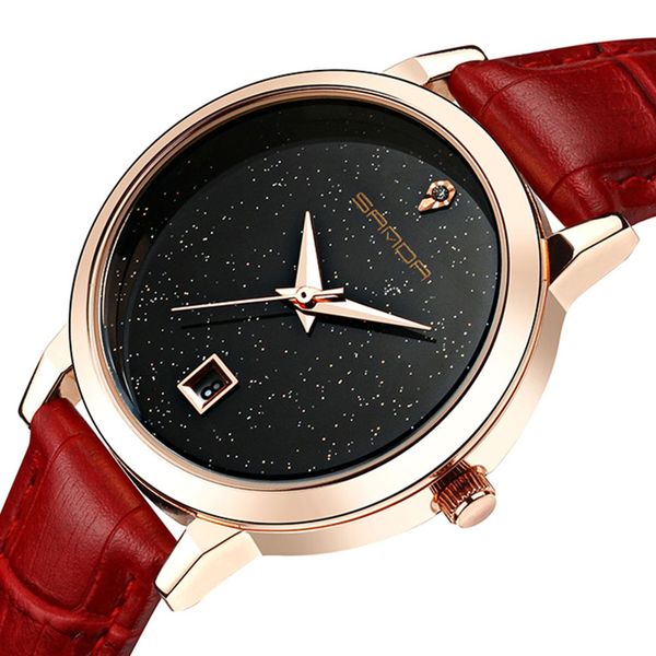 sanda women fashion watch quartz watches calendar waterproof leather strap p194, Slivery;brown
sanda women fashion watch quartz watches calendar waterproof leather strap p194, Slivery;brown