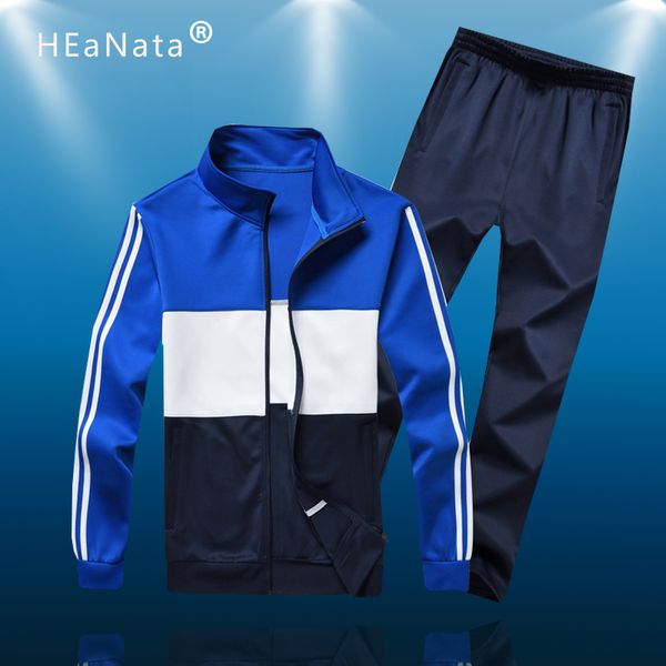 new two pieces set splice coat sweatshirts sportswear men sport set autumn tracksuit running clothes coat+pants men suit, Black;blue
new two pieces set splice coat sweatshirts sportswear men sport set autumn tracksuit running clothes coat+pants men suit, Black;blue