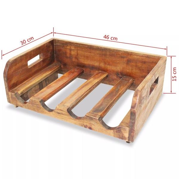 wine racks 4 pcs. for 16 bottles recycled solid wood living room furniture