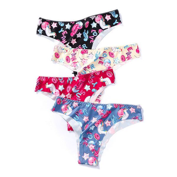 2020 new women's briefs floral print seamless women's briefs color fashion bikini t-shirt ladies underwear, Black;white
2020 new women's briefs floral print seamless women's briefs color fashion bikini t-shirt ladies underwear, Black;white