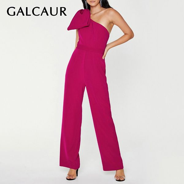 galcaur korean red women's jumpsuit asymmetric collar off shoulder high waist tunic female jumpsuits 2020 spring new clothes, Black;white
galcaur korean red women's jumpsuit asymmetric collar off shoulder high waist tunic female jumpsuits 2020 spring new clothes, Black;white