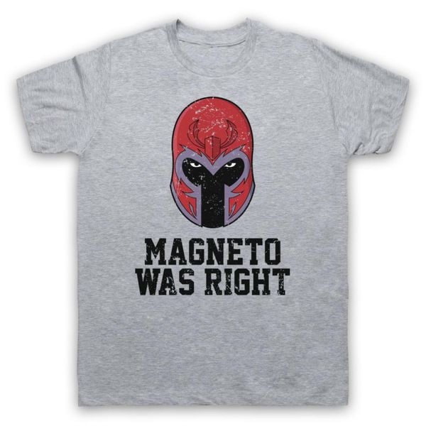 magneto was right mutant slogan x-men x men erik adults & kids t-shirt, White;black 
magneto was right mutant slogan x-men x men erik adults & kids t-shirt, White;black