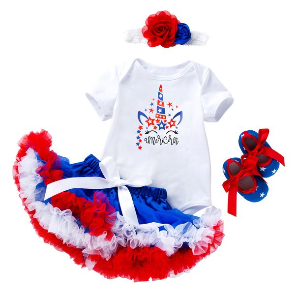 retail girls boutique outfits summer 4pcs skirt sets 0-2 years baby short sleeve cartoon romper+ruffle skirt+headband+shoes designer clothes, White
retail girls boutique outfits summer 4pcs skirt sets 0-2 years baby short sleeve cartoon romper+ruffle skirt+headband+shoes designer clothes, White