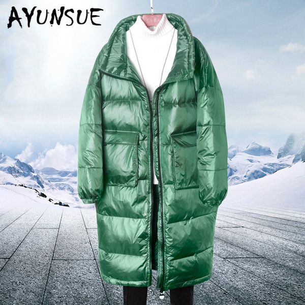 ayunsue white duck down jacket women winter coat women down coat oversized puffer jacket warm parka veste femme yy1404, Black
ayunsue white duck down jacket women winter coat women down coat oversized puffer jacket warm parka veste femme yy1404, Black