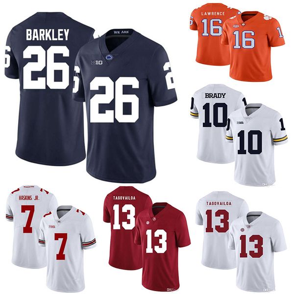 NCAA Ohio State Buckeyes #7 Dwayne Haskins Jr. #97 Bosa Jersey Penn State Nittany Lions 26 Saquon Barkley 13 Tua Tagovailoa Jerseys
NCAA Ohio State Buckeyes #7 Dwayne Haskins Jr. #97 Bosa Jersey Penn State Nittany Lions 26 Saquon Barkley 13 Tua Tagovailoa Jerseys