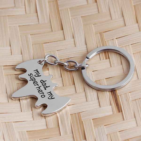 new fashion the avengers batman superman pendant keychains letting my dad my super hero key rings ing, Silver
new fashion the avengers batman superman pendant keychains letting my dad my super hero key rings ing, Silver