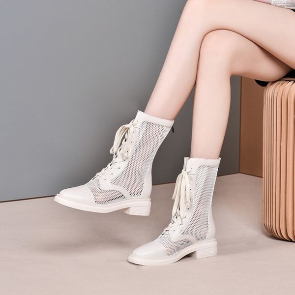 white genuine cow leather new style mesh boots comfortable high heeled summer thigh boot hollow-out boots sandal shoes la0002, Black
white genuine cow leather new style mesh boots comfortable high heeled summer thigh boot hollow-out boots sandal shoes la0002, Black