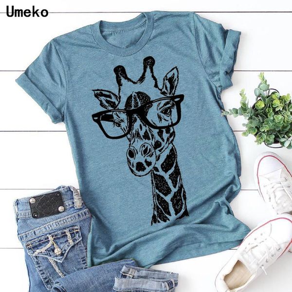 umeko new summer giraffe print t shirts for women cartoon casual t-shirt lady short sleeve tees shirt female clothes femme, White
umeko new summer giraffe print t shirts for women cartoon casual t-shirt lady short sleeve tees shirt female clothes femme, White