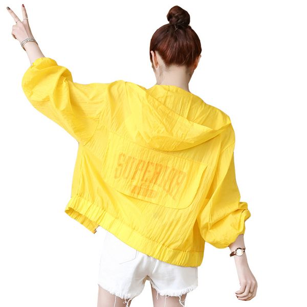 women's jackets jacket 2021 autumn long sleeve casual coat yellow hooded thin windbreaker female waterproof coats loose outwear r666, Black;brown
women's jackets jacket 2021 autumn long sleeve casual coat yellow hooded thin windbreaker female waterproof coats loose outwear r666, Black;brown