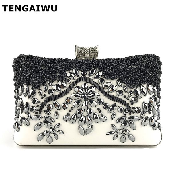 black white women crystal evening clutch bags formal gala dinner rhinestones handbags and purses bridal bag
black white women crystal evening clutch bags formal gala dinner rhinestones handbags and purses bridal bag