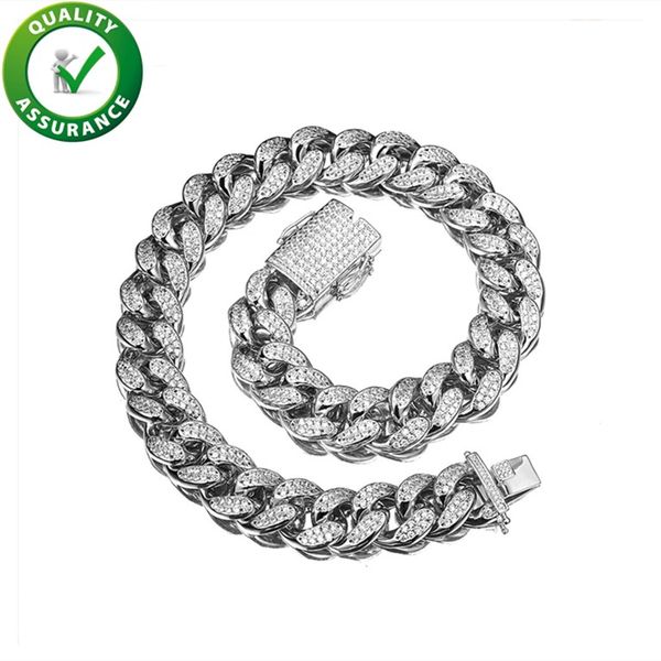 luxury designer necklace mens hiphop iced out jewelry rapper chain bling diamond cuban link hip hop gold silver statement accessories 18mm
luxury designer necklace mens hiphop iced out jewelry rapper chain bling diamond cuban link hip hop gold silver statement accessories 18mm