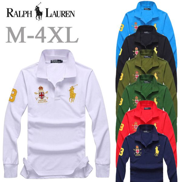 2020 ralph polo lauren new long sleeve mens designer polo shirt trend brand pony embroidery wear cotton lapel british style mens polo, White;black
2020 ralph polo lauren new long sleeve mens designer polo shirt trend brand pony embroidery wear cotton lapel british style mens polo, White;black