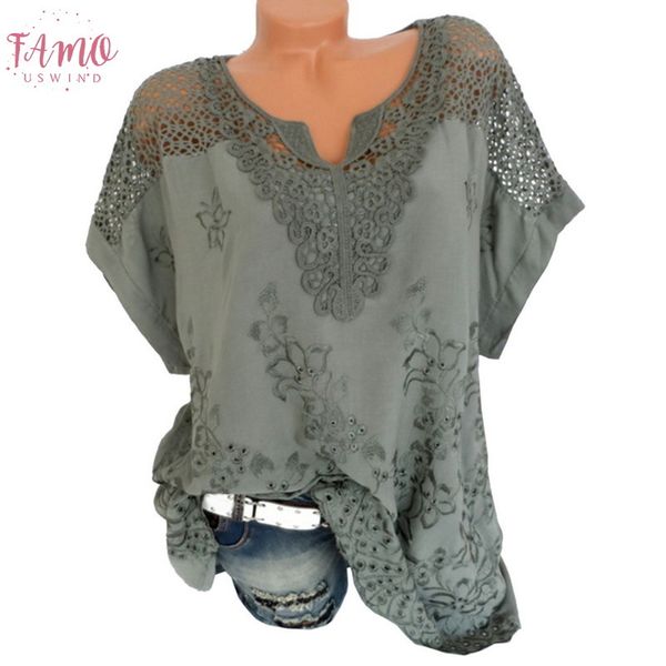 5xl plus size women lace t shirts hollow out tees femme casual camisa blusas short sleeve dropship 2019, White
5xl plus size women lace t shirts hollow out tees femme casual camisa blusas short sleeve dropship 2019, White