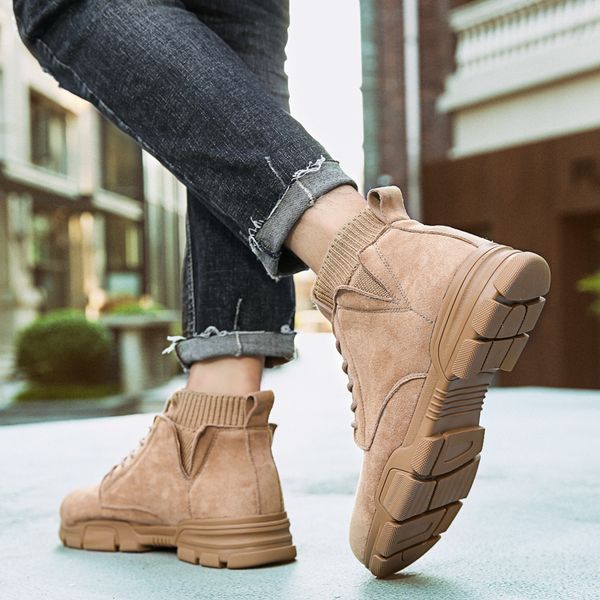 designer- masculinas male waterproof ankle boots men high sneakers outdoor, Black
designer- masculinas male waterproof ankle boots men high sneakers outdoor, Black