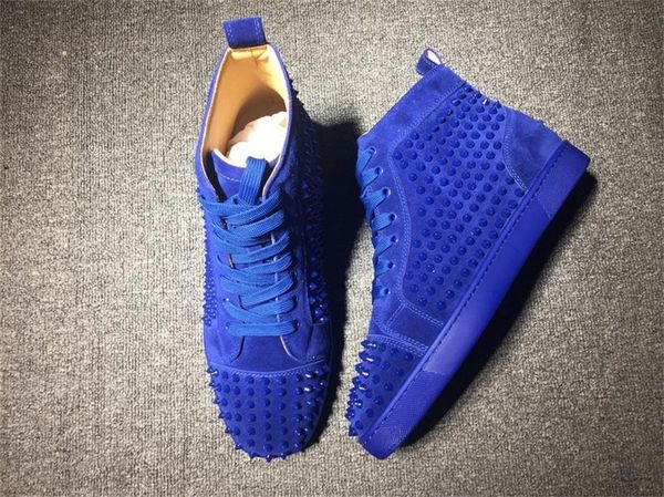 fashion red bottom high women men dress party wedding spikes sneakers shoes ,designer rivets flat walking shoes with box
fashion red bottom high women men dress party wedding spikes sneakers shoes ,designer rivets flat walking shoes with box