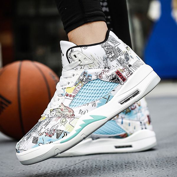 winter men's shoes graffiti basketball shoes outdoor sports anti-skid cold warm trend men's casual, Black
winter men's shoes graffiti basketball shoes outdoor sports anti-skid cold warm trend men's casual, Black