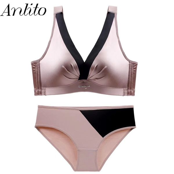 anlito women bra briefs set ladies comfortable smooth deep v no steel ring bra and panties set push up lingerie set, Red;black
anlito women bra briefs set ladies comfortable smooth deep v no steel ring bra and panties set push up lingerie set, Red;black