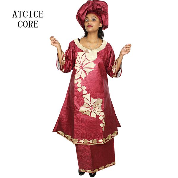african dresses for women new fashion design african bazin riche embroidery long rapper clothes sp18#, Red
african dresses for women new fashion design african bazin riche embroidery long rapper clothes sp18#, Red