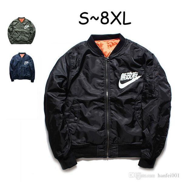 ma1 bomber jacket winter jackets pilot anarchy outerwear men army green merch flight coat streetwear printed plus size s-8xl hfjk004, Black;brown
ma1 bomber jacket winter jackets pilot anarchy outerwear men army green merch flight coat streetwear printed plus size s-8xl hfjk004, Black;brown