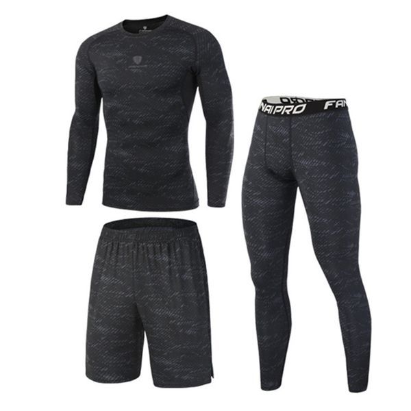 running pants compression men's sport suits quick dry tights and t shirt sets clothes joggers gym fitness tracksuits set, Black;blue
running pants compression men's sport suits quick dry tights and t shirt sets clothes joggers gym fitness tracksuits set, Black;blue