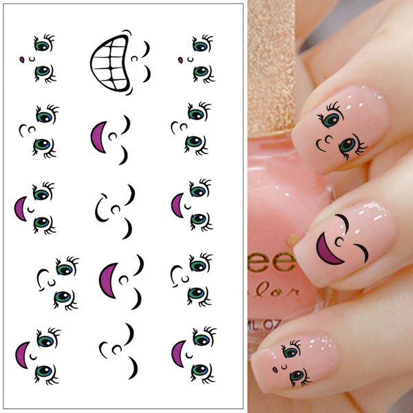 1 sheets 3d smile face nail art sticker yellow black adhesive diy stamping decorations nails beauty manicure tools
1 sheets 3d smile face nail art sticker yellow black adhesive diy stamping decorations nails beauty manicure tools
