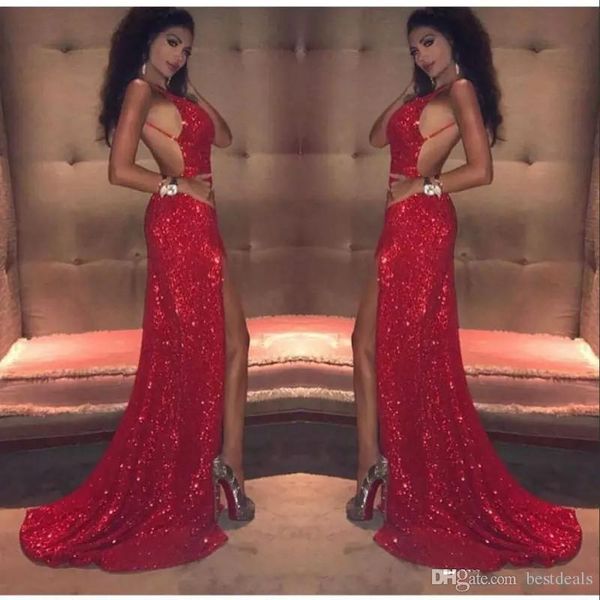 red sequins mermaid prom dresses long thigh-high slits spaghetti straps backless african black girl formal evening gowns ogstuff
red sequins mermaid prom dresses long thigh-high slits spaghetti straps backless african black girl formal evening gowns ogstuff