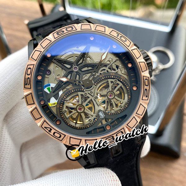 new excalibur 46 two tone rose gold case rddbex0674 double tourbillon skeleton dial automatic mens watch leather strap watches hello_watch, Slivery;brown
new excalibur 46 two tone rose gold case rddbex0674 double tourbillon skeleton dial automatic mens watch leather strap watches hello_watch, Slivery;brown