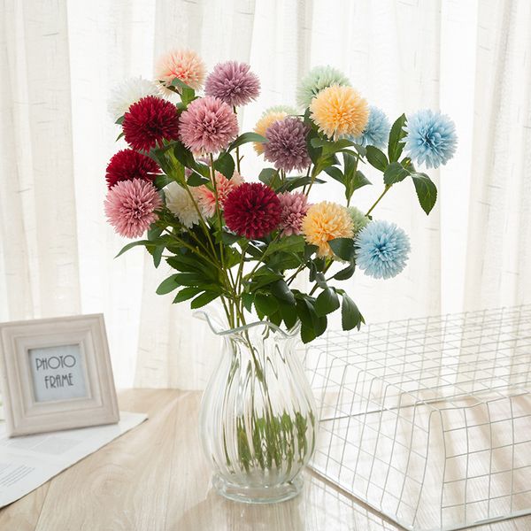 1pcs 3 head simulation small pointed chrysanthemum wedding holiday home living room decoration simulation fake flower p tool
1pcs 3 head simulation small pointed chrysanthemum wedding holiday home living room decoration simulation fake flower p tool
