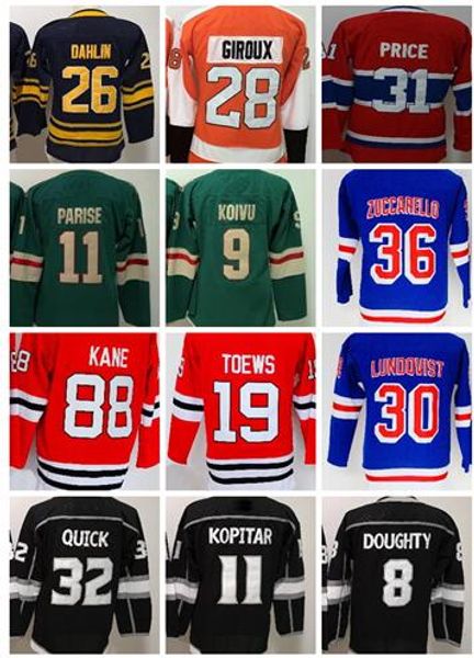 KID Winter 2019 Fanatics 9 KOIVU 11 PARISE 88 KANE 19 TOEWS 8 DOUGHTY 32 QUTCK 11 KOPITAR Giroux 28 26 DAHLIN 31 PRICE Hockey Jerseys tops
KID Winter 2019 Fanatics 9 KOIVU 11 PARISE 88 KANE 19 TOEWS 8 DOUGHTY 32 QUTCK 11 KOPITAR Giroux 28 26 DAHLIN 31 PRICE Hockey Jerseys tops