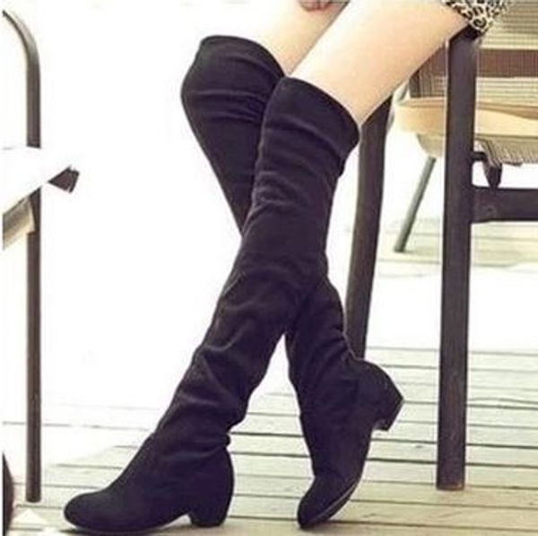 boots over the knee high suede women snow boots women's fashion winter thigh high shoes woman botas mujer, Black
boots over the knee high suede women snow boots women's fashion winter thigh high shoes woman botas mujer, Black