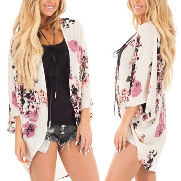 cardigan boho chiffon coat jacket blouse long sleeve tops women lady floral loose shawl vintage, White
cardigan boho chiffon coat jacket blouse long sleeve tops women lady floral loose shawl vintage, White