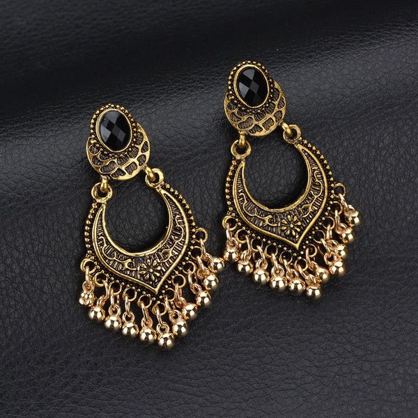 small bead tassels antique silver retro earrings middle black crystal ear stud earrings
small bead tassels antique silver retro earrings middle black crystal ear stud earrings