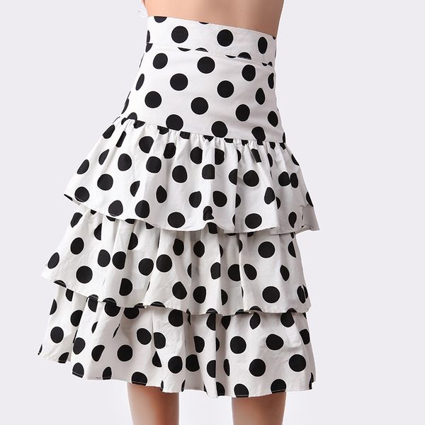 women's new black white polka dot ruffles chiffon skirt ladies runway designer boutique cute retro cake skirts
women's new black white polka dot ruffles chiffon skirt ladies runway designer boutique cute retro cake skirts
