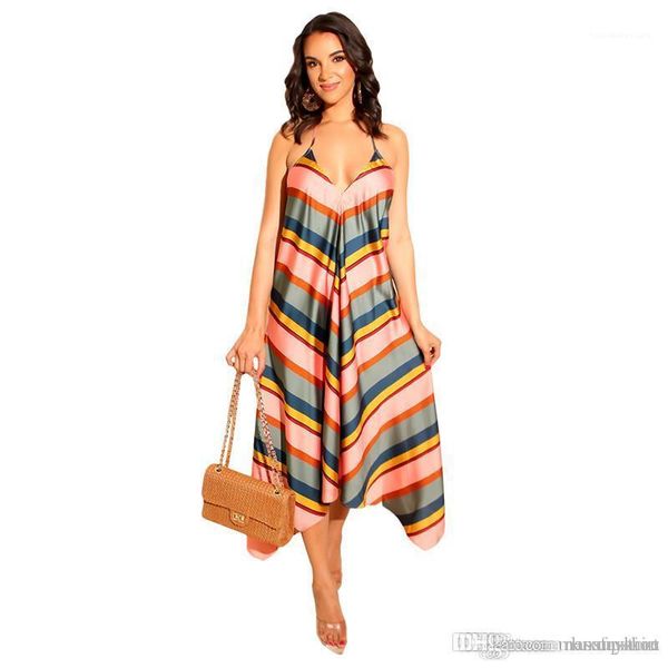 long maxi dresses women beach holiday summer dress striped v-neck spaghetti strap, Black;gray
long maxi dresses women beach holiday summer dress striped v-neck spaghetti strap, Black;gray
