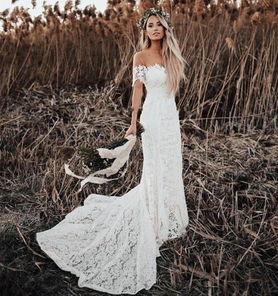 boho свадебное платье с аппликациями с плеча 2019 кружева русалка свадебные платья молния назад пляж платье невесты, White
boho свадебное платье с аппликациями с плеча 2019 кружева русалка свадебные платья молния назад пляж платье невесты, White